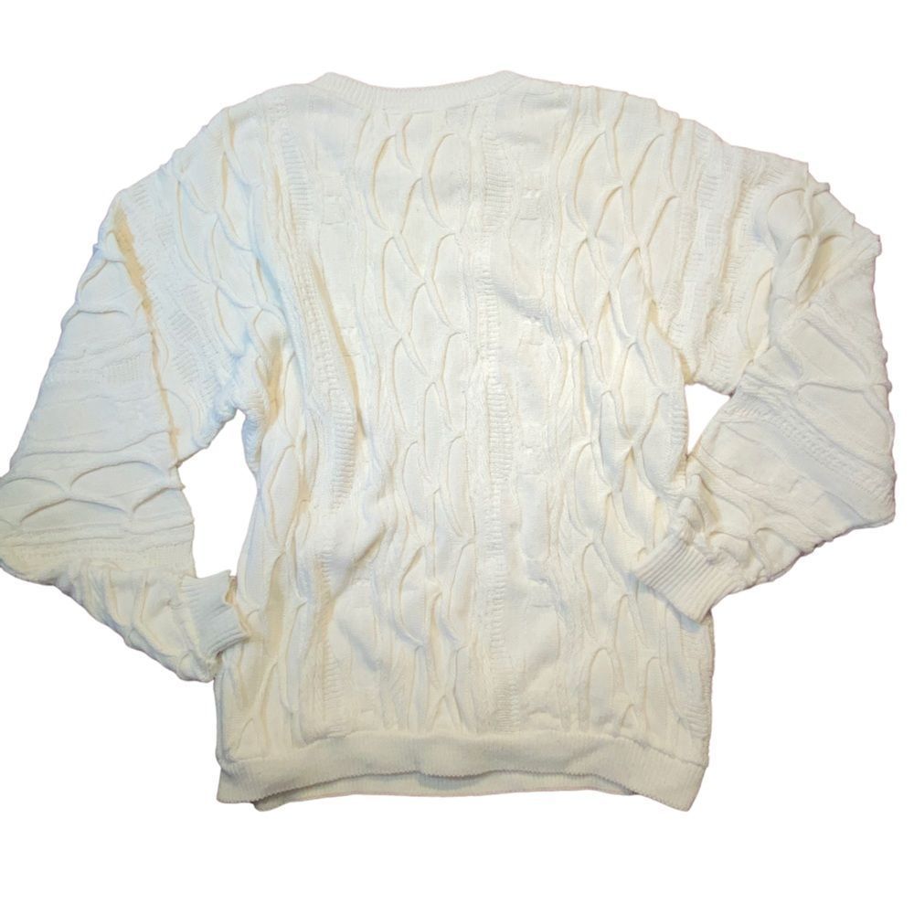 GAS For Men Only  creamy white sweater 